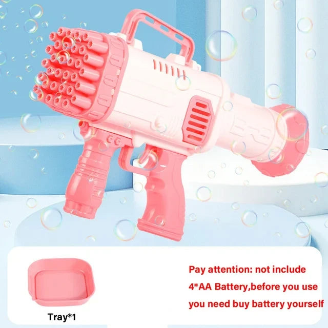 PISTOLET MASZYNOWY NA BAŃKI MYDLANE BUBBLE GUN