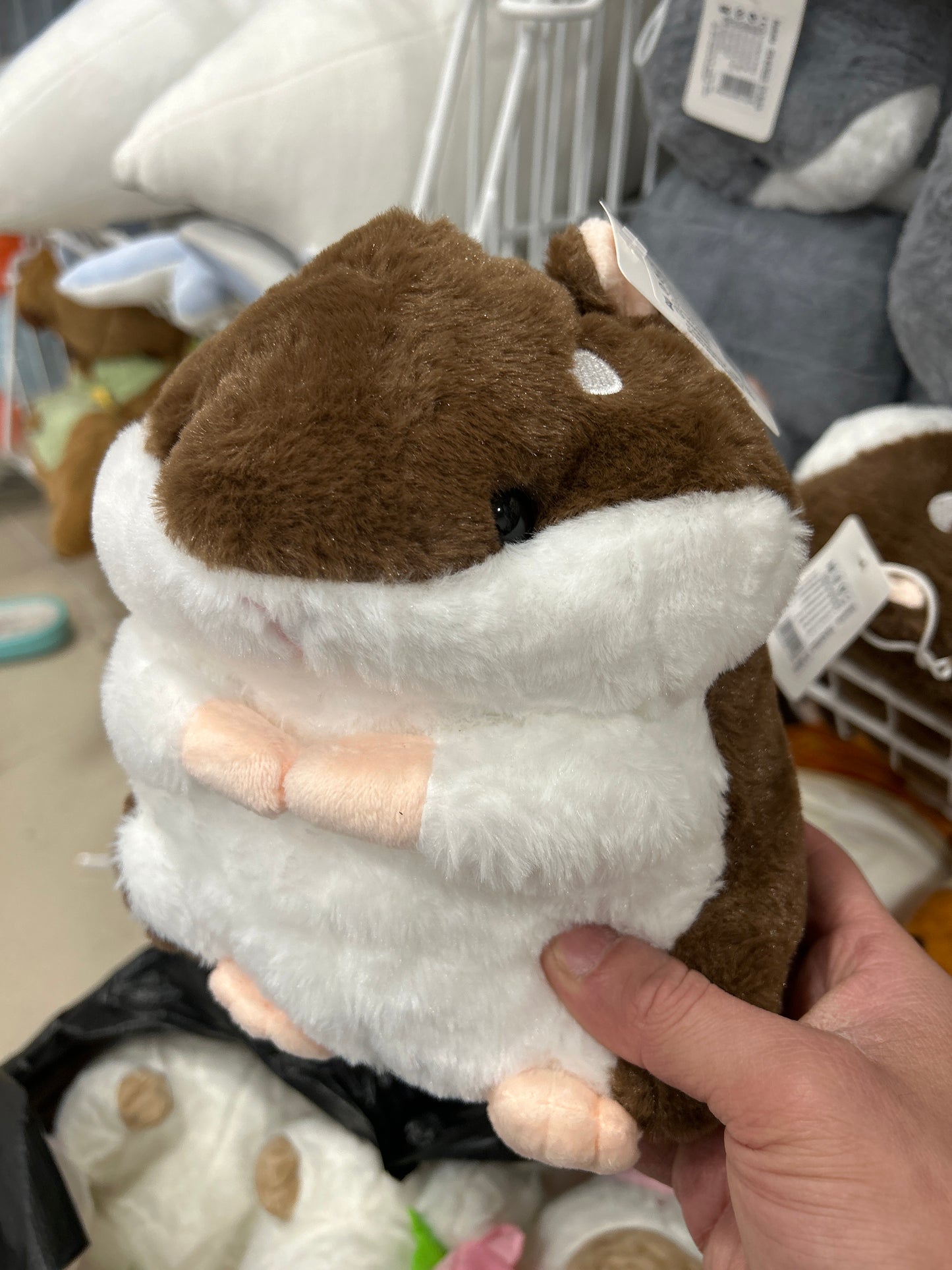 CHOMIK MASKOTKA PODUSZKA PLUSZOWY PRZYTULANKA 20cm