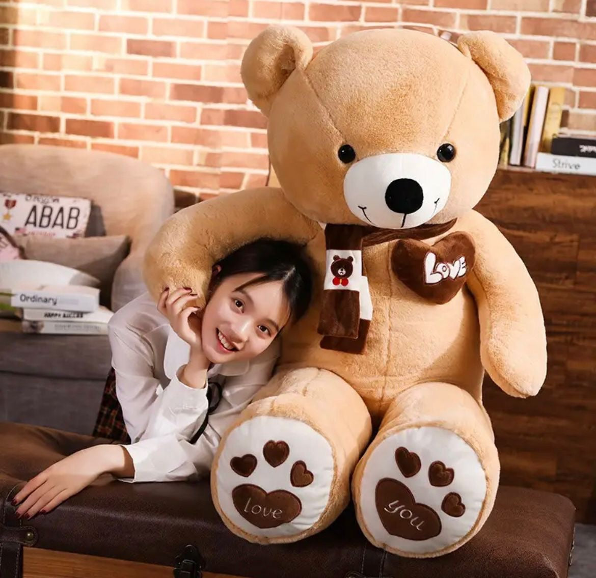 Duży miś pluszowy XXL 100cm. WIELKI PLUSZAK GIGANT