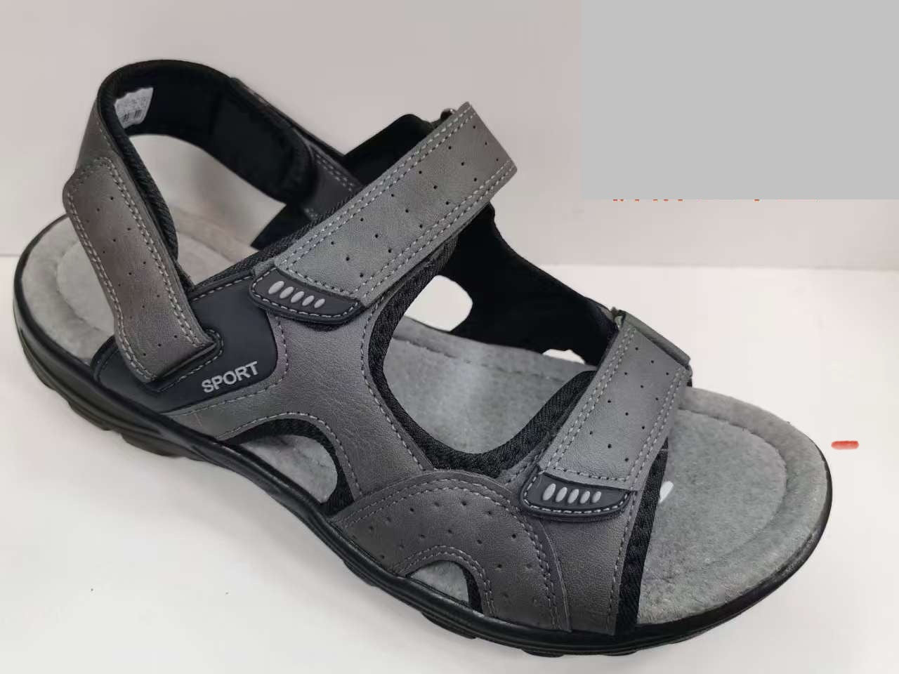 SANDAŁY MĘSKIE SPORTOWE NA RZEPY PASKI LETNIE