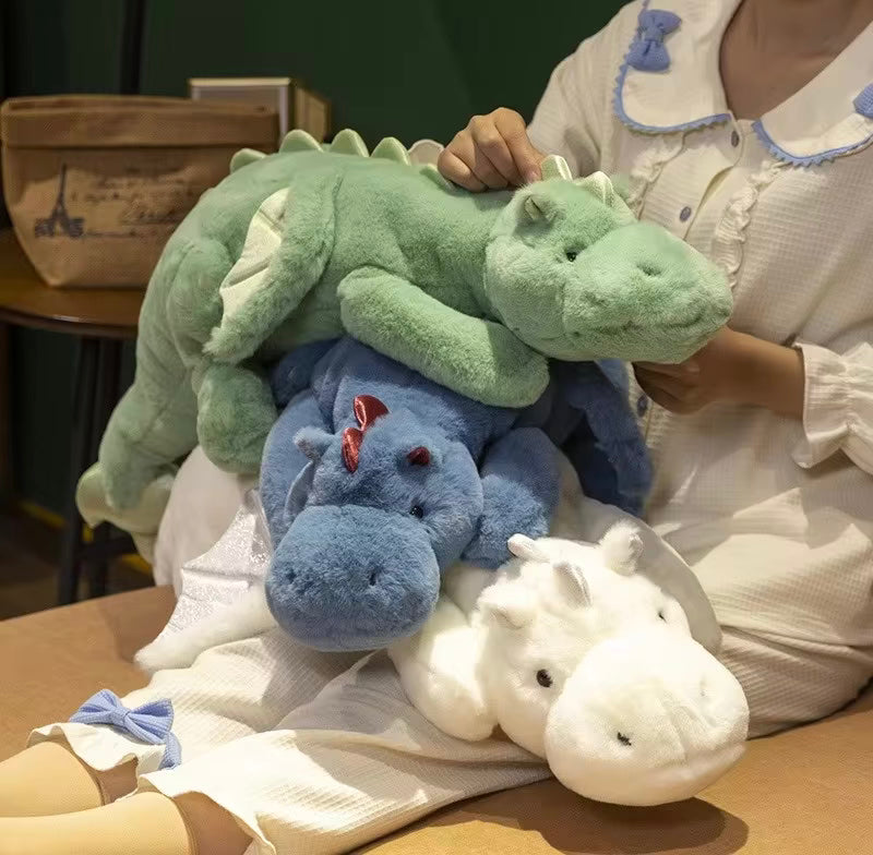 Maskotka DUŻA XXL 85CM 3W1 PODUSZKA LEGWAN SMOK PLUSZOWA ZABAWKA