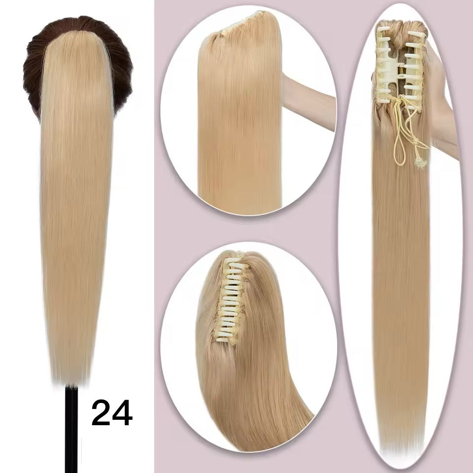 KUCYK Claw Doczepiany Dopinka Kitka Włosy Długie 60CM