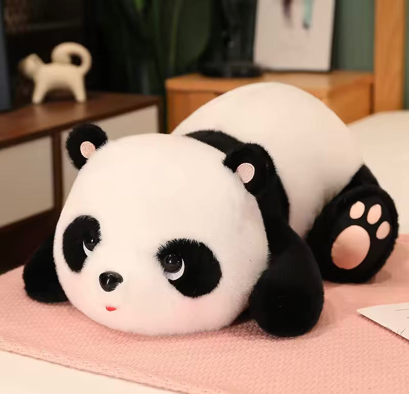 Maskotka PANDA Z KOCEM PLUSZOWA ZABAWKA