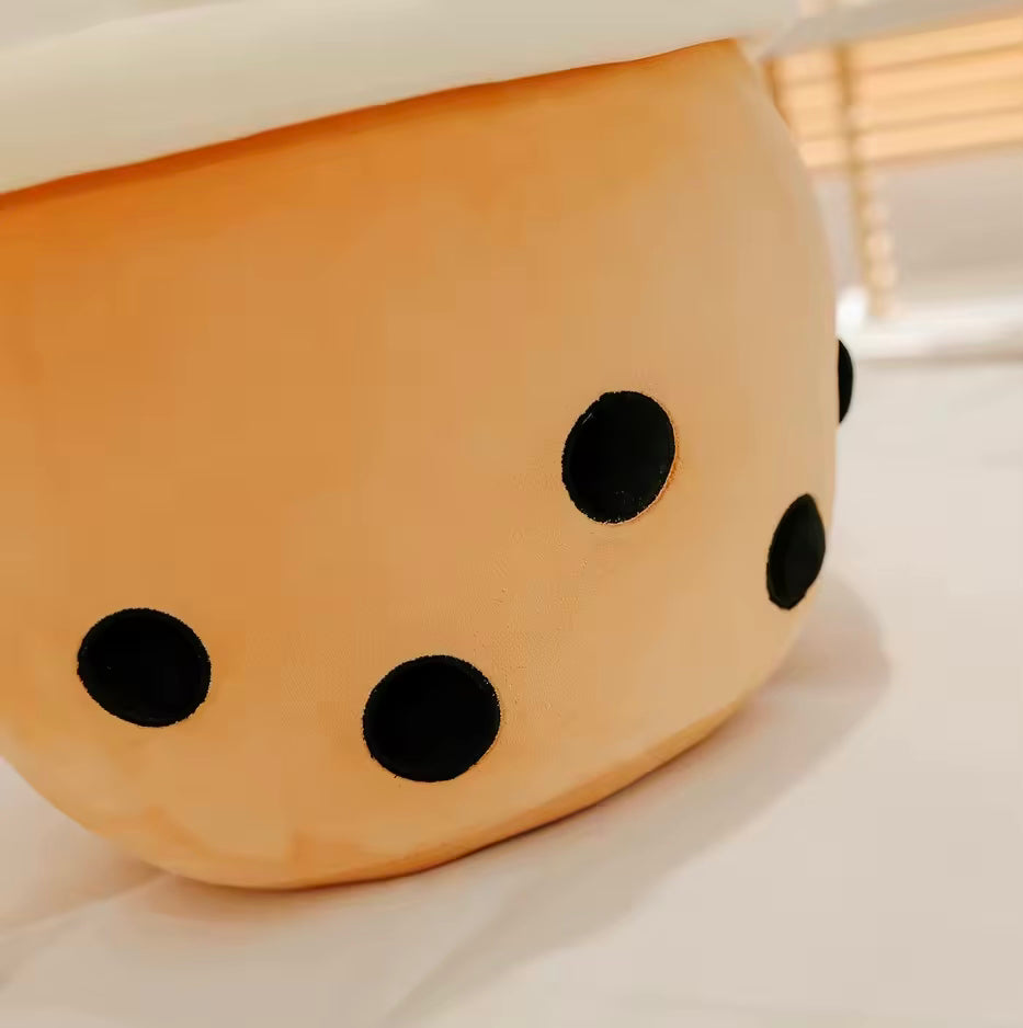 MASKOTKA PLUSZAK ZABAWKA BUBBLE TEA PIES W KUBKU KAWAII