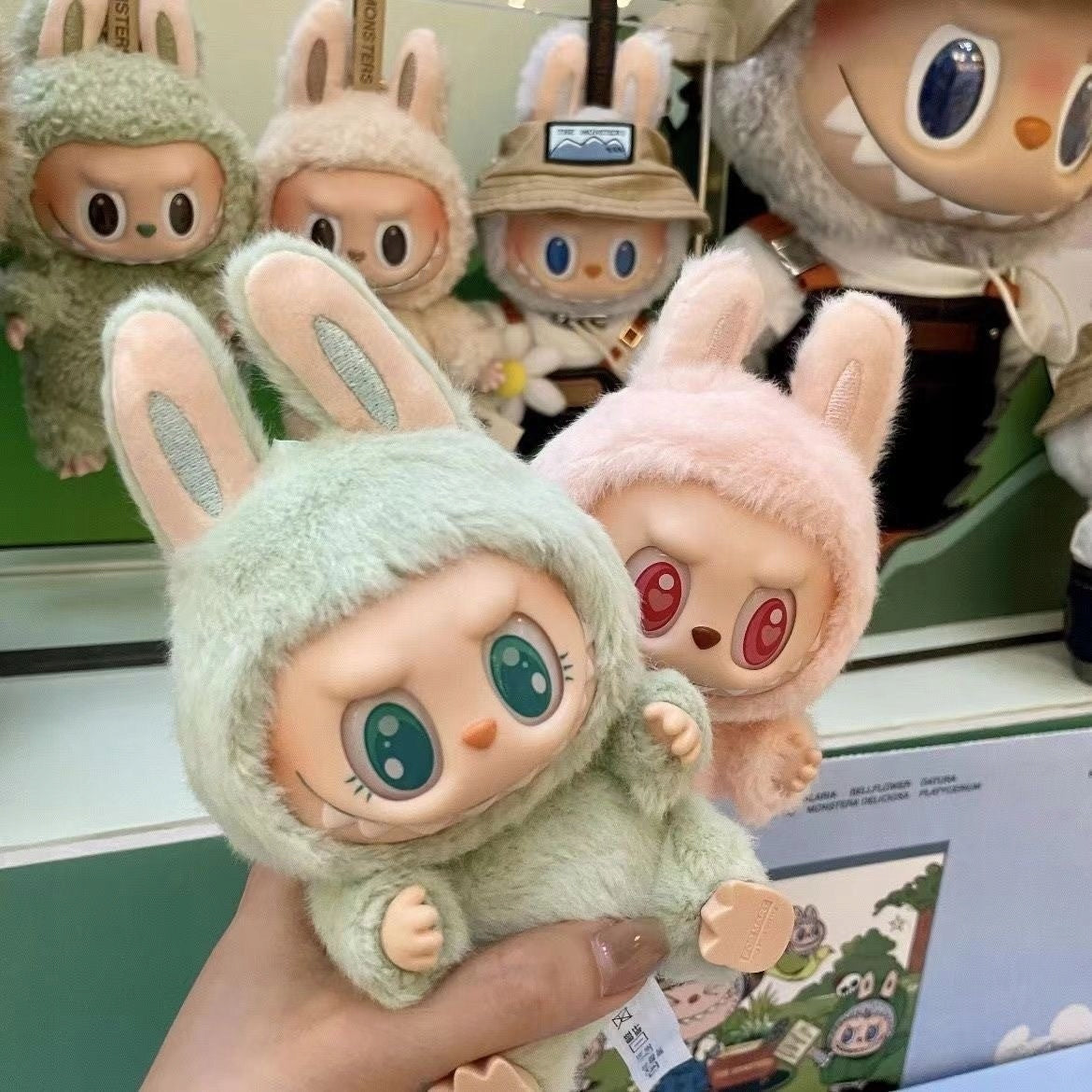 LABUBU Bubble Doll Monster 3 generacja. Cute Bag Key Collection. 17cm