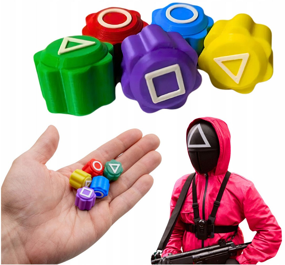 Gra zręcznościowa "Gonggi - Kości kolekcjonerskie Squid Game"