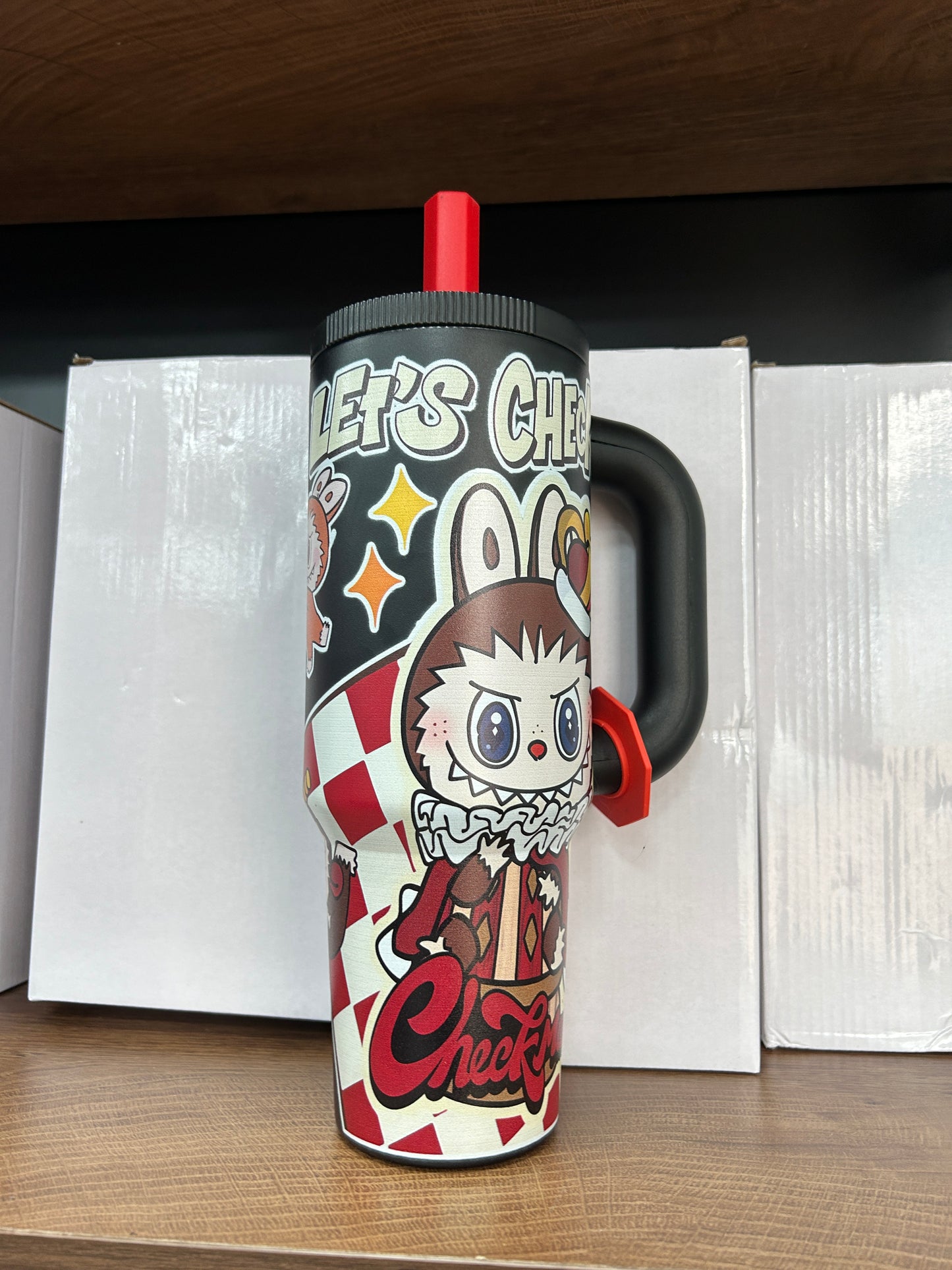 Kubek termiczny z uroczym potworkiem “THE MONSTER” – 600 ml