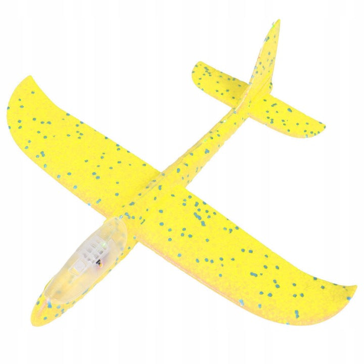 SAMOLOT STYROPIANOWY SZYBOWIEC 47 CM ŚWIECĄCY LED