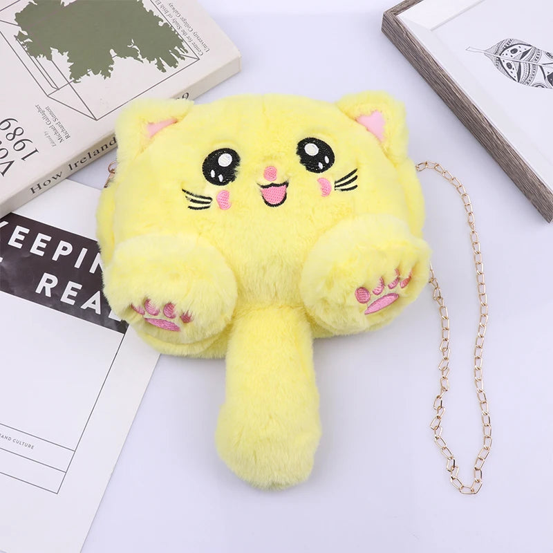 MASKOTKA TOREBKA KOT KOTEK FUTERKO SŁOMKOWA