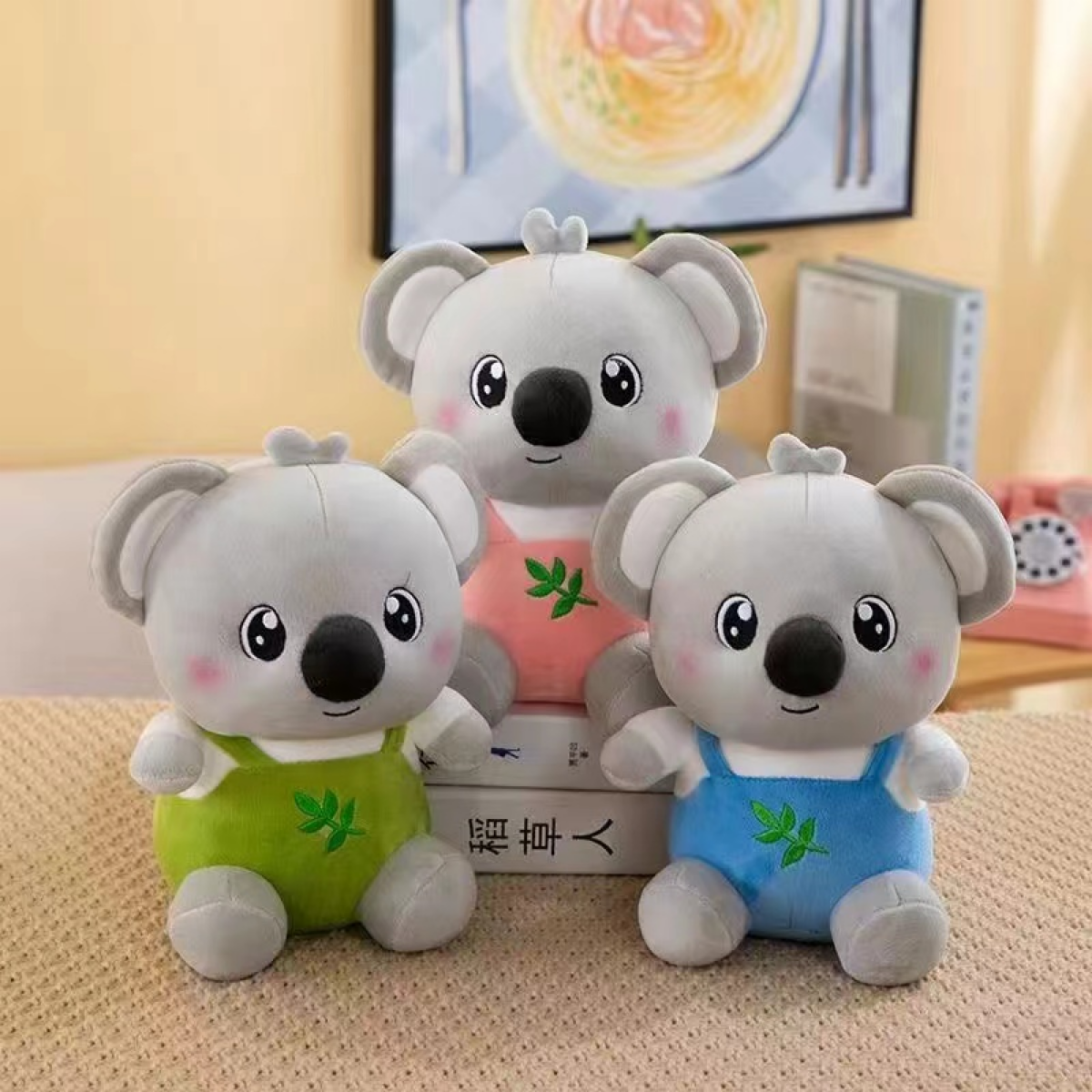 Maskotka duży miś koala z bubble tea 30cm