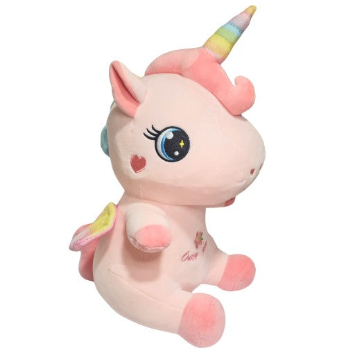 MASKOTKA PLUSZAK PRZYTULANKA UNICORN JEDNOROŻEC TĘCZA DUŻY 50 cm