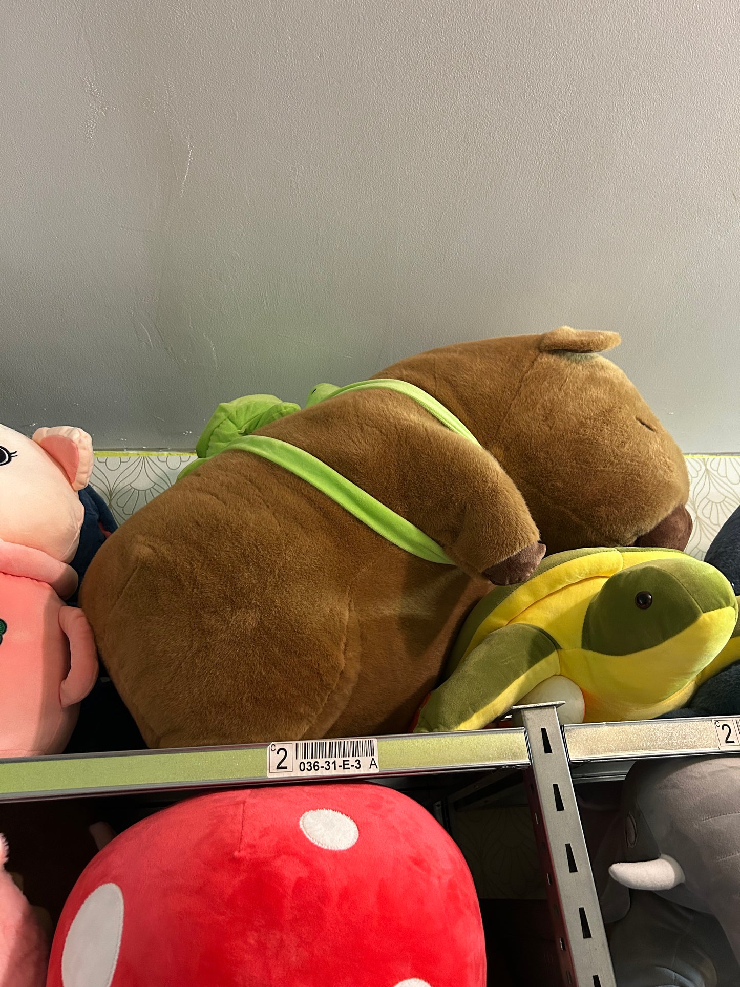 DUŻA KAPIBARA Z PLECAKIEM MASKOTKA 80cm 100cm