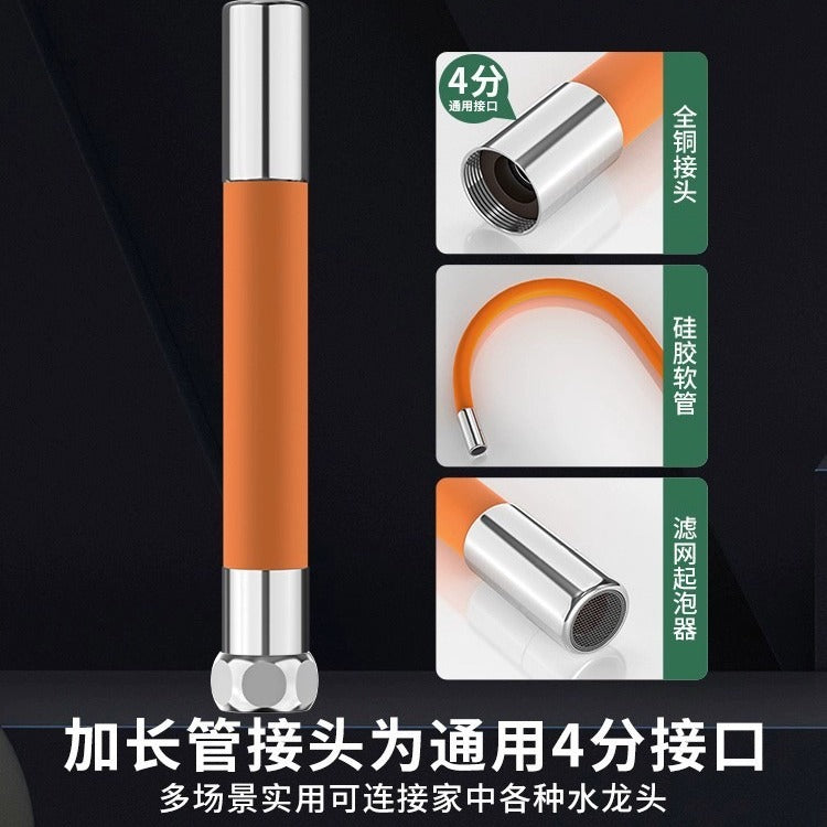 Przedłużka do baterii umywalkowej – elastyczna wylewka obrotowa 360°