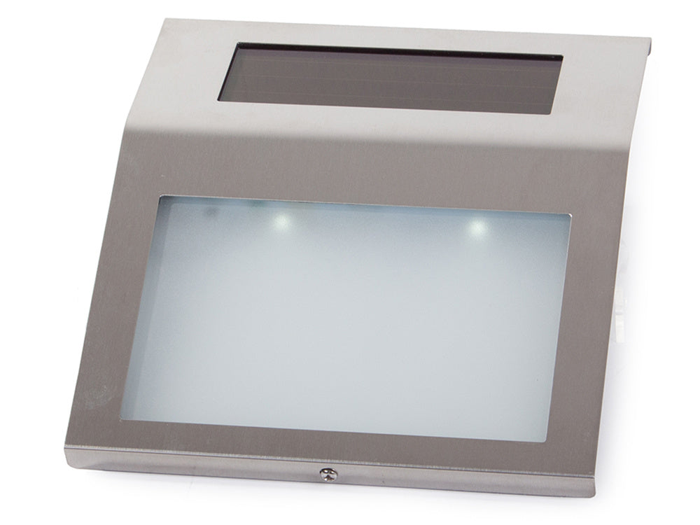 Podświetlany numer domu lampa solarna metalowa led