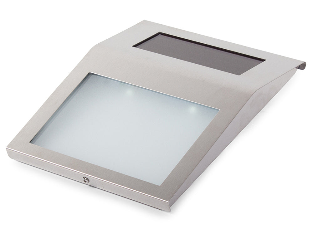 Podświetlany numer domu lampa solarna metalowa led