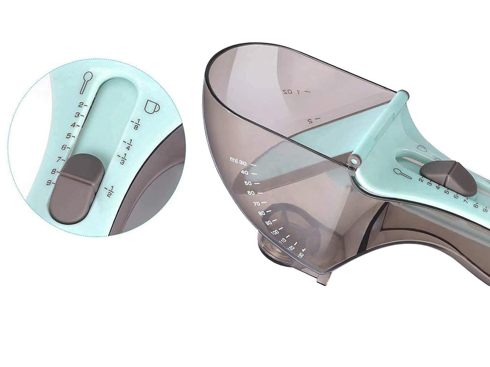 Regulowana miarka miarki do kuchni łyżeczka 2 szt