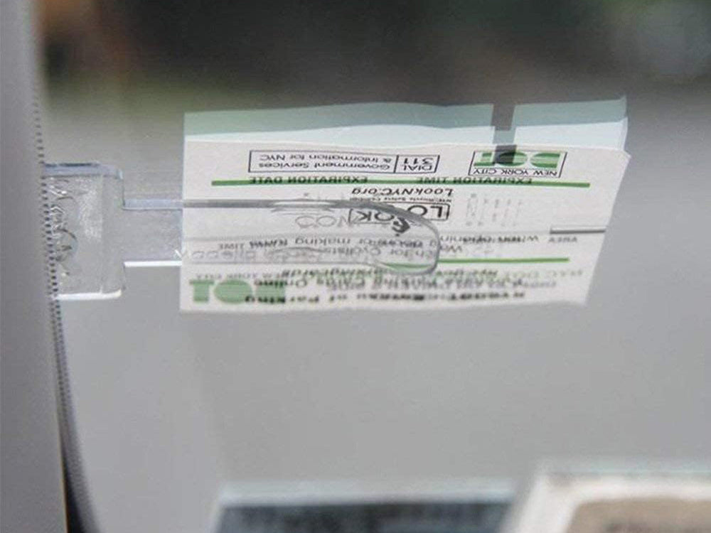 Uchwyt klips na bilet parkingowy legitymację inwalidzką na szybę 5 sztuk