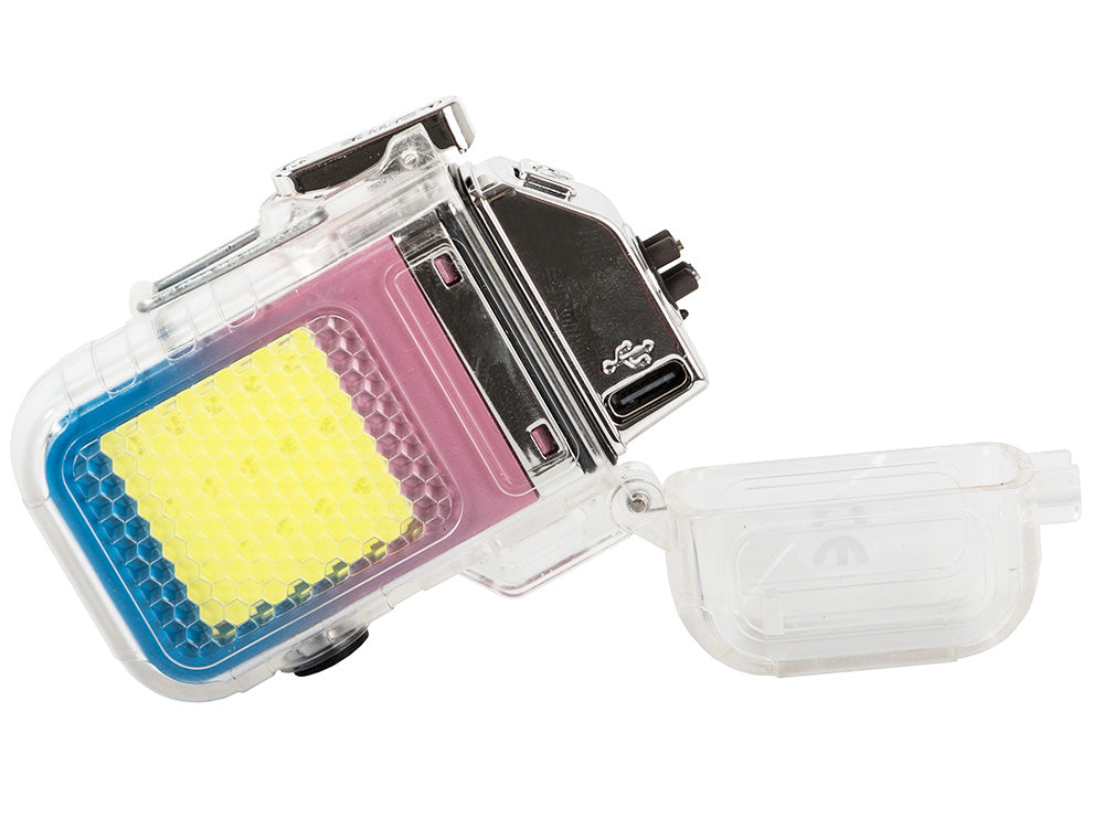 Zapalniczka plazmowa elektryczna łukowa z lampką led cob usb wodoodporna
