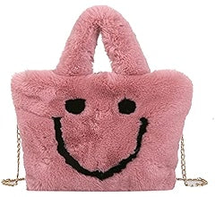 Torba torebka pluszowa Damska Miejska na ramię