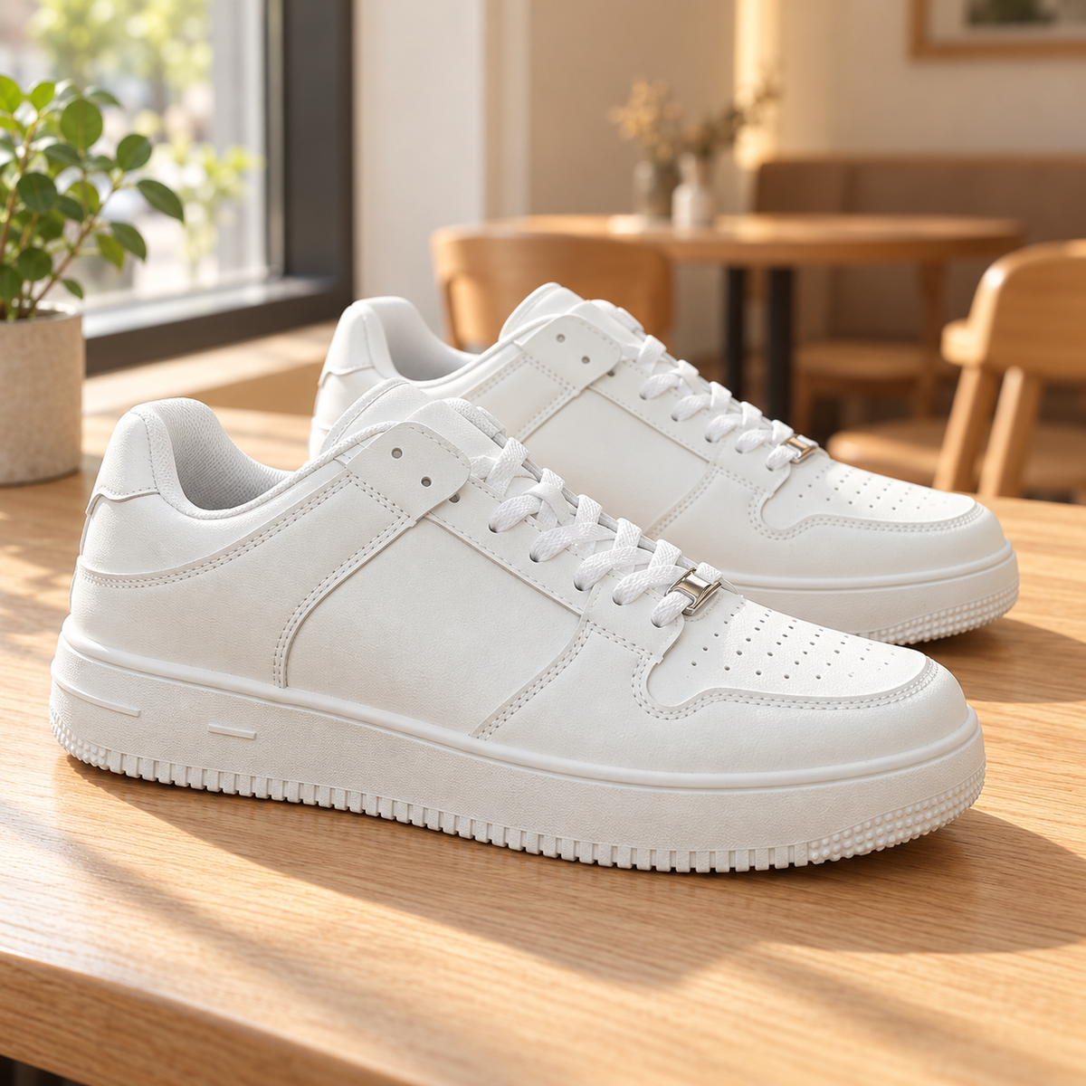 Męskie sneakersy U2563-3 – białe