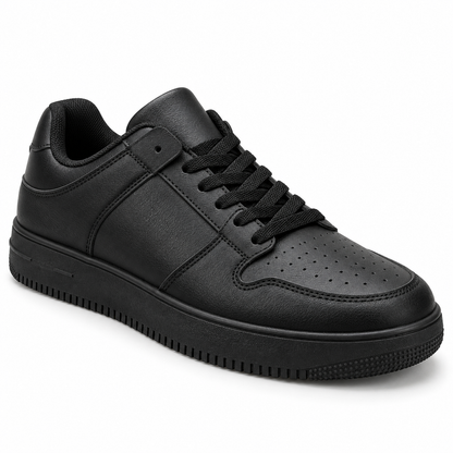 Męskie sneakersy U2563-1 – klasyczne, całe czarne