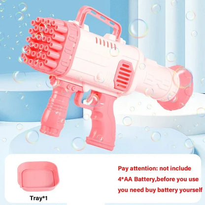PISTOLET MASZYNOWY NA BAŃKI MYDLANE BUBBLE GUN
