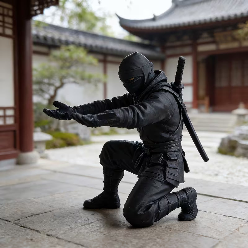 Zabawna Figurka Ninja – Organizer na Długopis | Idealny Prezent