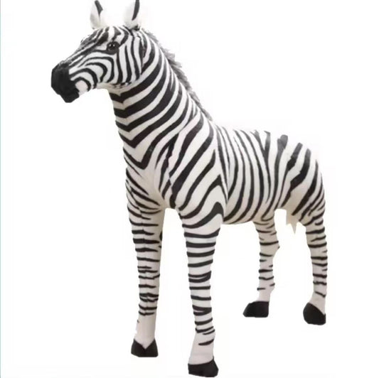 Pluszowa zebra 35cm – realistyczna maskotka zebra dla dzieci i dorosłych
