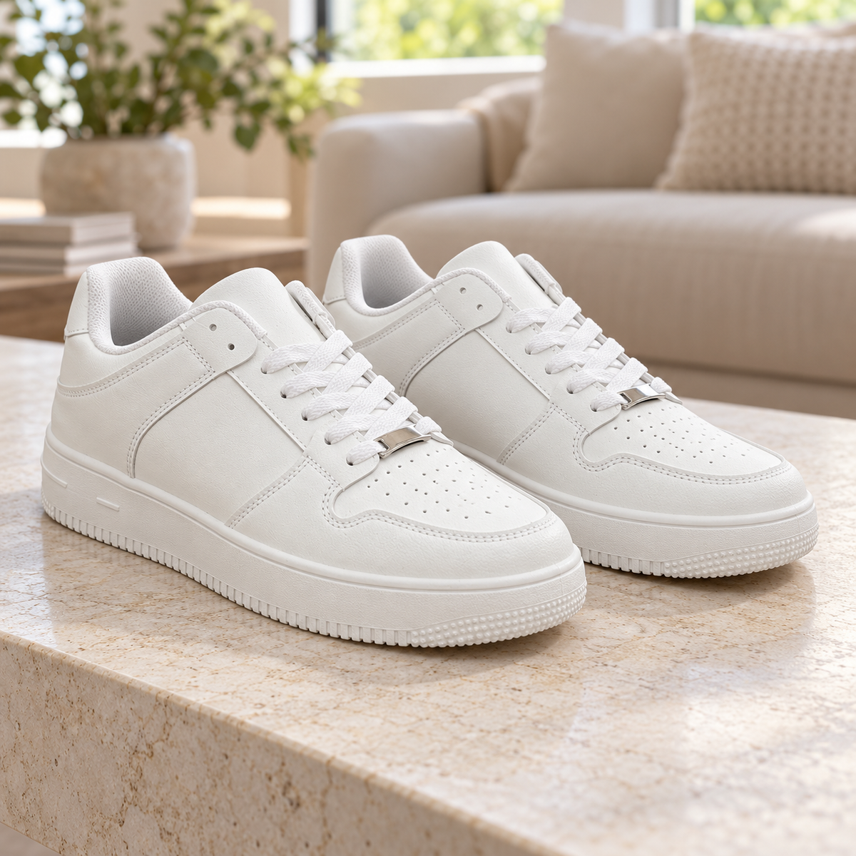 Męskie sneakersy U2563-3 – białe