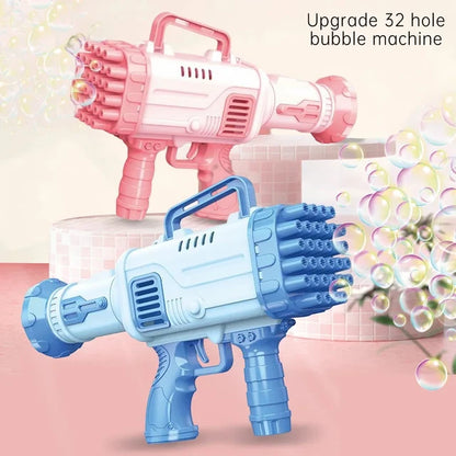 PISTOLET MASZYNOWY NA BAŃKI MYDLANE BUBBLE GUN