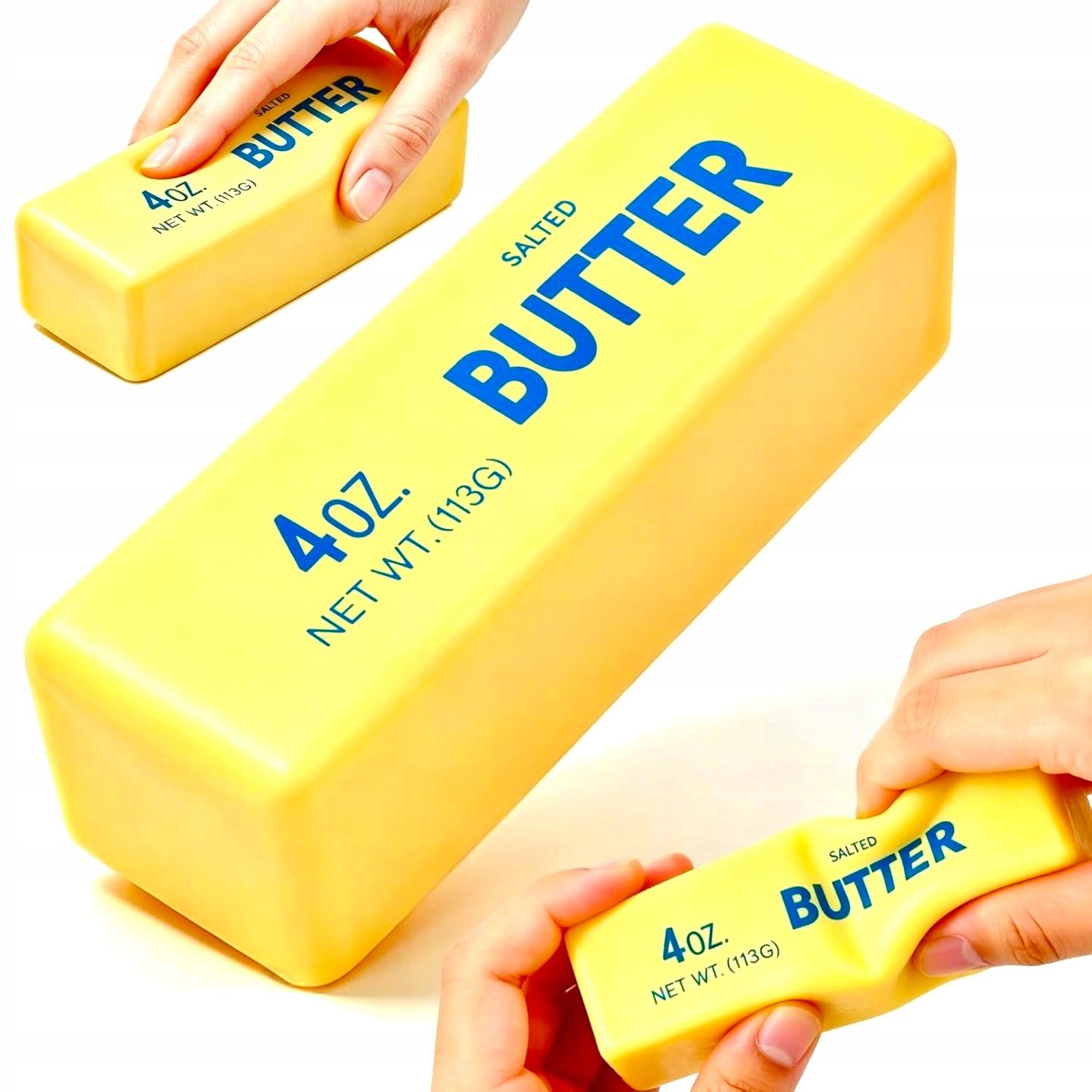 Pachnący Squishy Gniotek Kostka Masła Salted Butter 13 cm