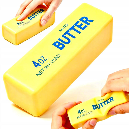 Pachnący Squishy Gniotek Kostka Masła Salted Butter 13 cm