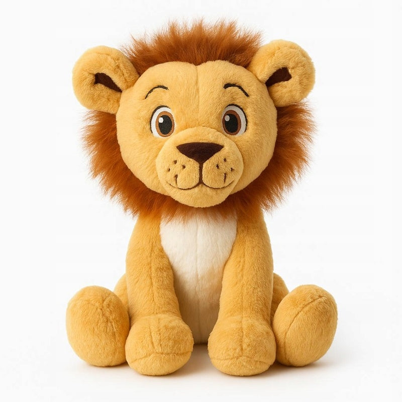 MASKOTKA PLUSZAK PRZYTULANKA PIĘKNY SŁODKI LEW LWIĄTKO DUŻY 40 cm