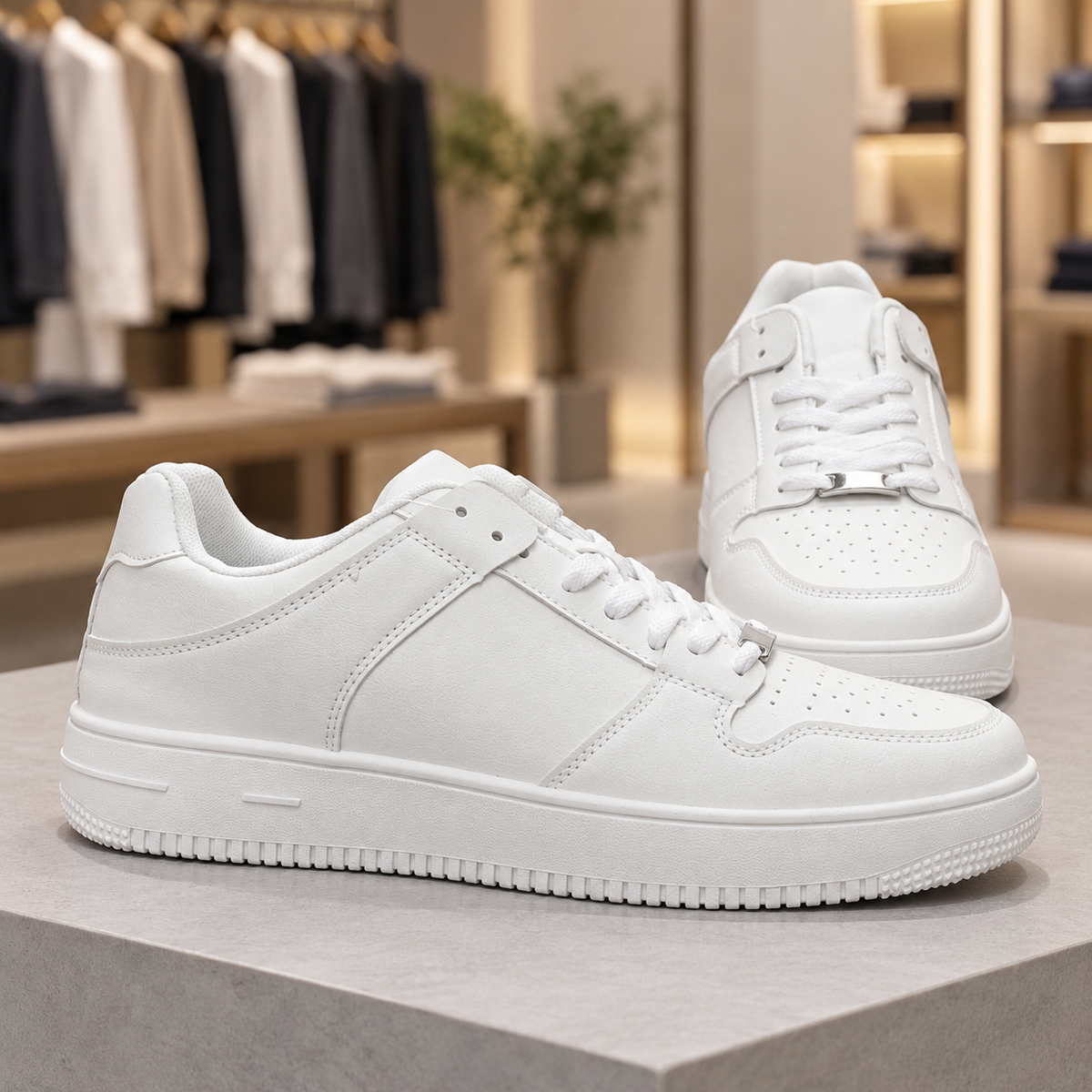 Męskie sneakersy U2563-3 – białe