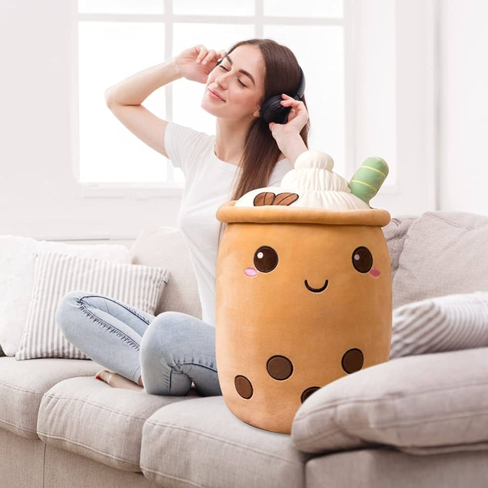 maskotka bubble tea poduszka kubek