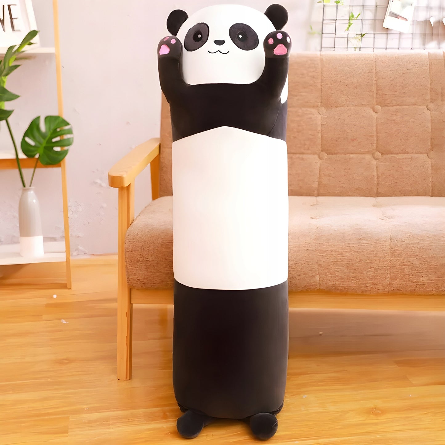MASKOTKA PLUSZAK PODUSZKA DŁUGA PANDA MIŚ