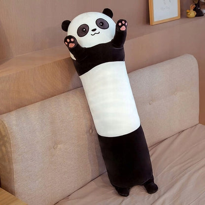 MASKOTKA PLUSZAK PODUSZKA DŁUGA PANDA MIŚ