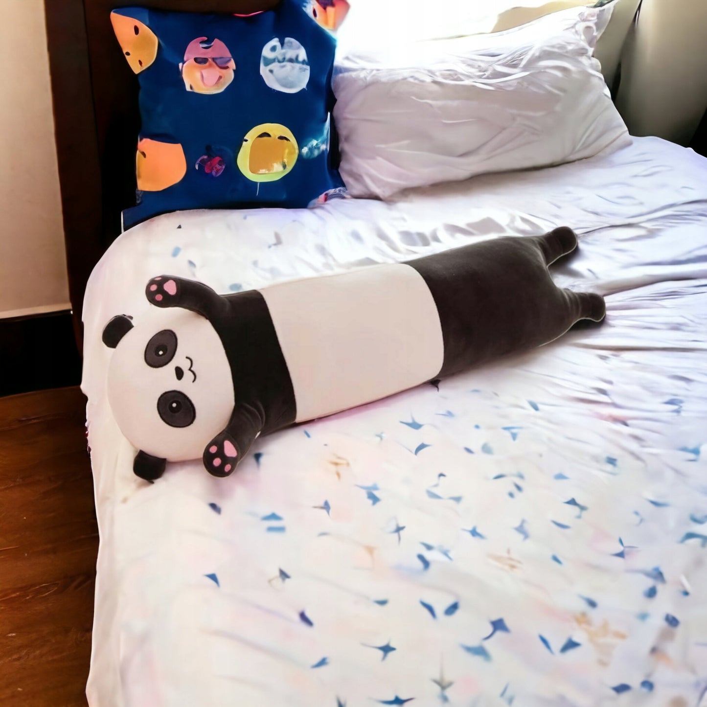 MASKOTKA PLUSZAK PODUSZKA DŁUGA PANDA MIŚ