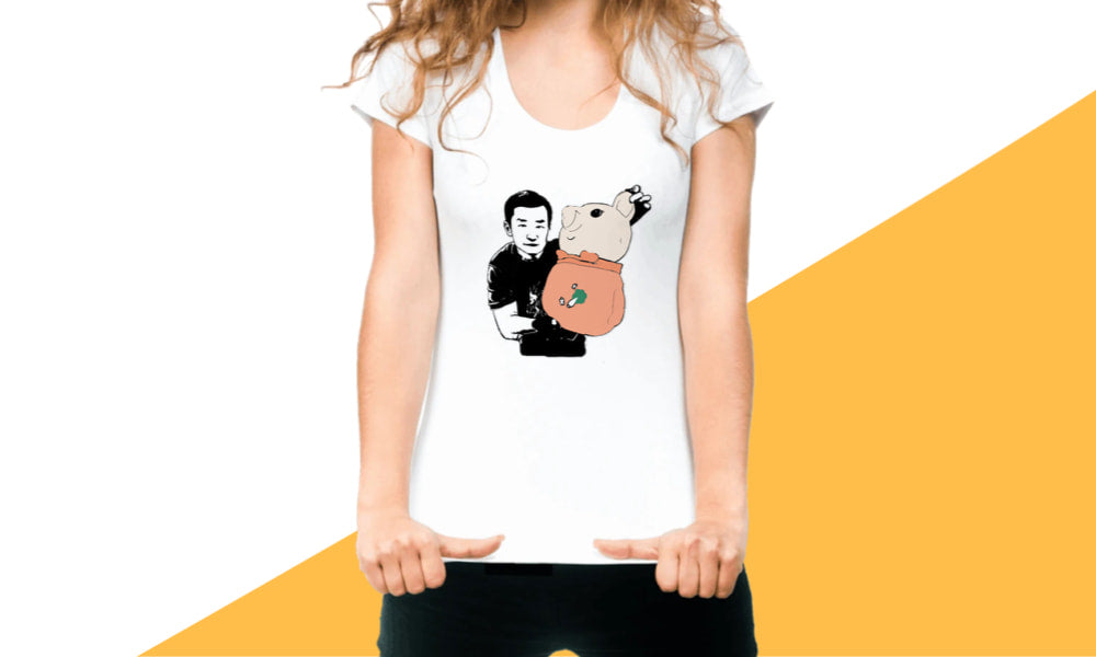 TSHIRT KOSZULKA ŚWINKA W KUBKU