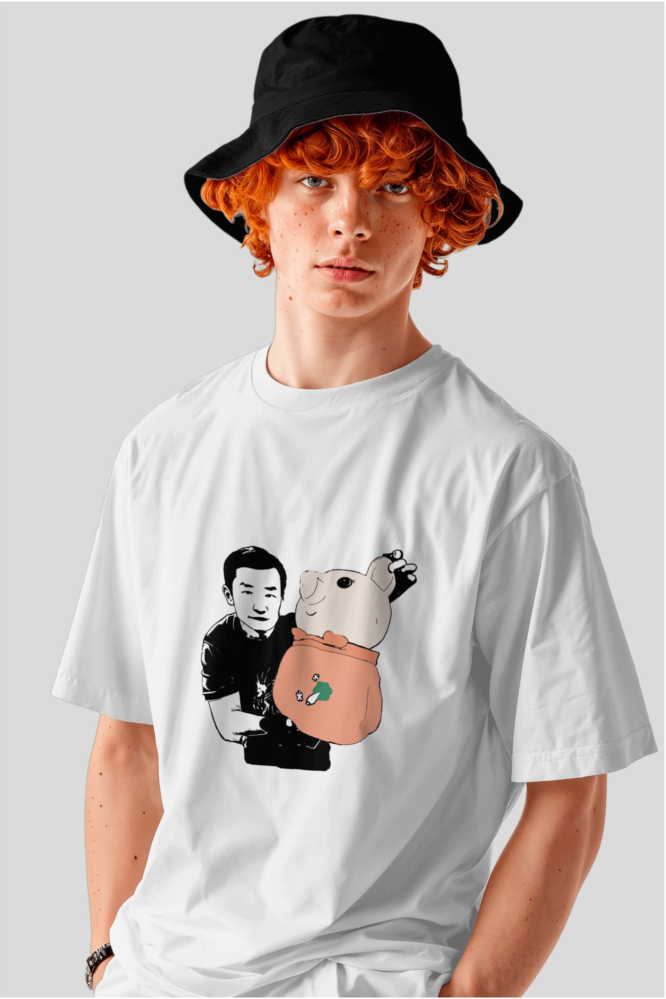 TSHIRT KOSZULKA ŚWINKA W KUBKU