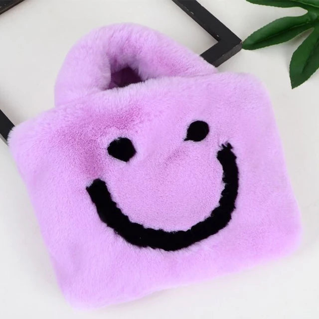 Torba torebka pluszowa Damska Miejska na ramię