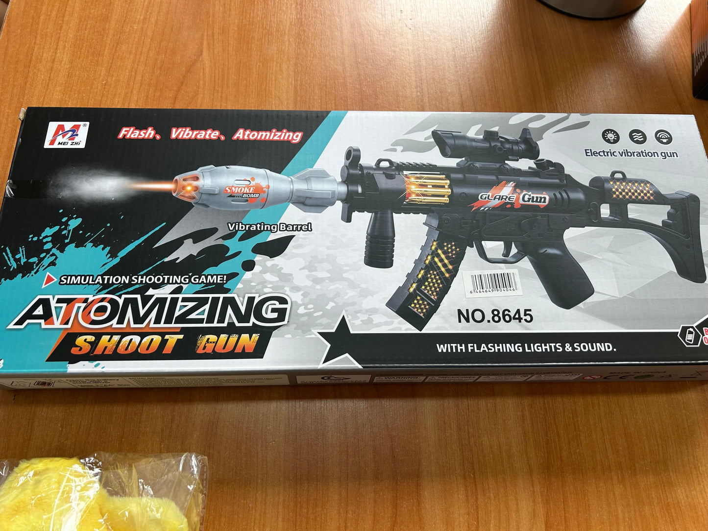 Karabin rakietnica ze światłemi dźwiękiem 55cm + BATERIE 4 sztuk