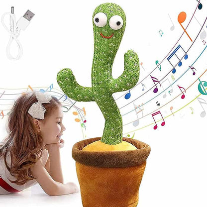CactusToy, miękki kaktus, który śpiewa, tańczy, gra muzykę i powtarza słowa