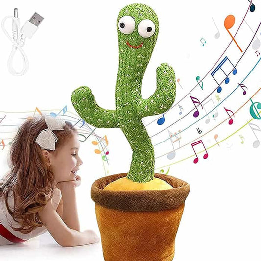 CactusToy, miękki kaktus, który śpiewa, tańczy, gra muzykę i powtarza słowa