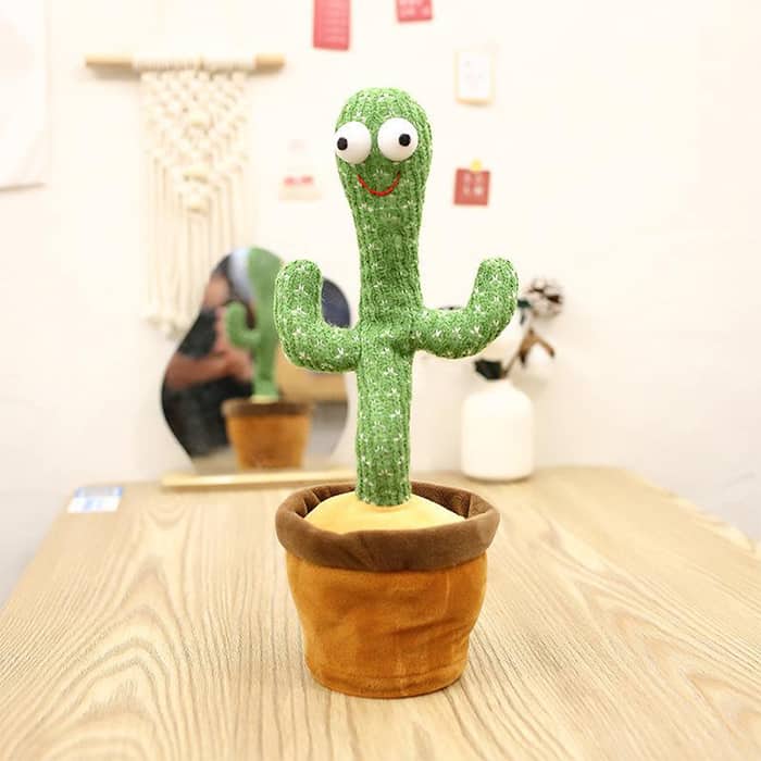 CactusToy, miękki kaktus, który śpiewa, tańczy, gra muzykę i powtarza słowa