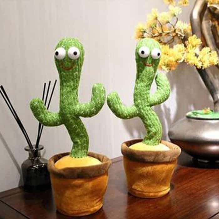 CactusToy, miękki kaktus, który śpiewa, tańczy, gra muzykę i powtarza słowa