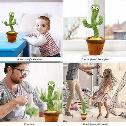 CactusToy, miękki kaktus, który śpiewa, tańczy, gra muzykę i powtarza słowa