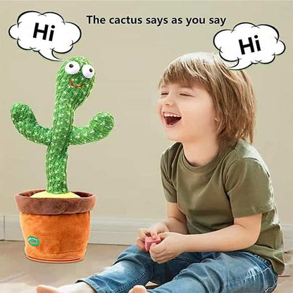 CactusToy, miękki kaktus, który śpiewa, tańczy, gra muzykę i powtarza słowa