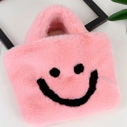 Torba torebka pluszowa Damska Miejska na ramię