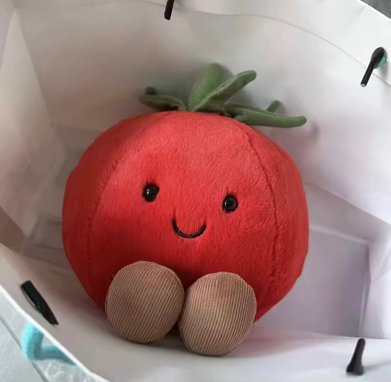 Maskotka Przytulanka Poduszka Jabłko Czerwone Jabłuszko Miękka Zabawka 25cm